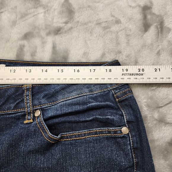 Torrid Jeans Womens 16S SHORT Blue Mid Rise Skinny Ankle Stretch Denim Casual - Picture 8 of 12